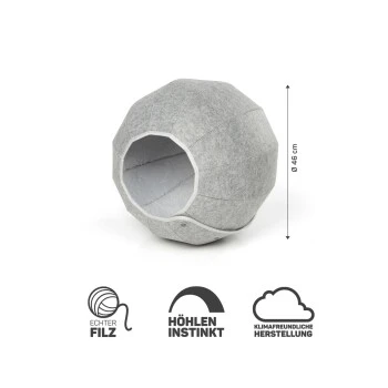 Canadian Cat Company Katzenhöhle In Kugelform S – Bild 7