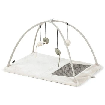 Trixie Kratzmatte Mit Spielzeugen Mobile Grau – Bild 2