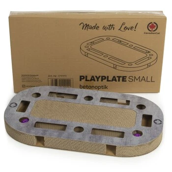 Canadian Cat Company Katzenspielplatz PlayPlate L Hellgrau – Bild 2
