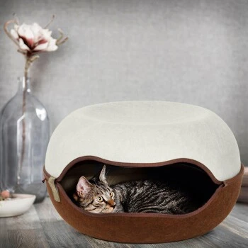 Canadian Cat Company Filz Katzennest 2.0 Weiß – Bild 8