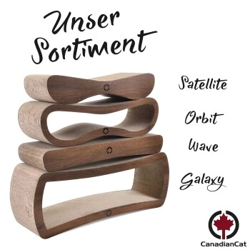 Canadian Cat Company Kratzbrett Jumbo Wave Braun – Bild 2