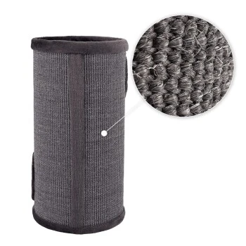 Lionto 70cm Kratztonne Mit Sisal Kratzturm Grau – Bild 4