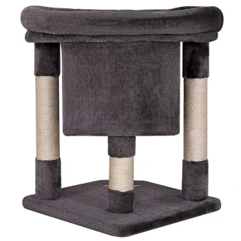 Lionto Kratzbaum 60 Cm Dunkelgrau – Bild 6