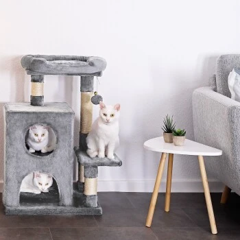 Lionto Kratzbaum, Höhe 80 Cm Dunkelgrau – Bild 3