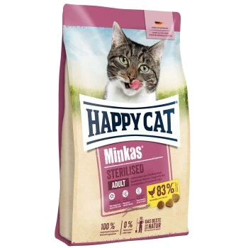 HAPPY CAT Minkas Sterilised Geflügel 10 Kg