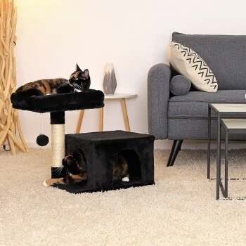 Lionto Kratzbaum 50 Cm Schwarz – Bild 2