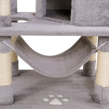 Lionto Kratzbaum, Höhe 145 Cm Hellgrau – Bild 4