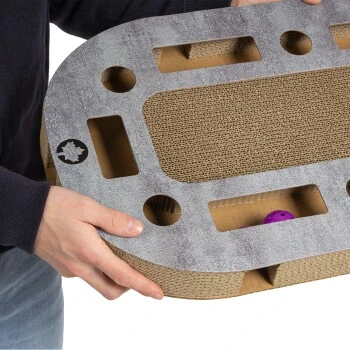 Canadian Cat Company Katzenspielplatz PlayPlate L Hellgrau – Bild 5