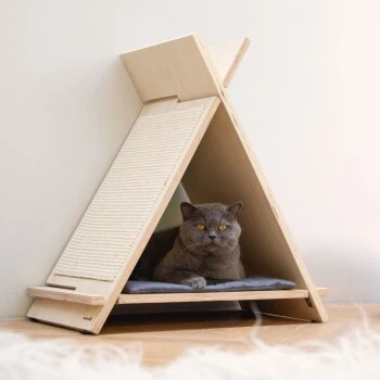 Beeztees Kratzmöbel Rinty Holz – Bild 2