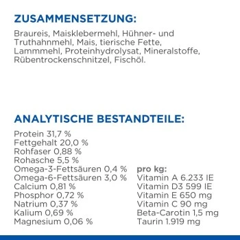 Hill's Science Plan Adult Lamm & Reis 3 Kg – Bild 5