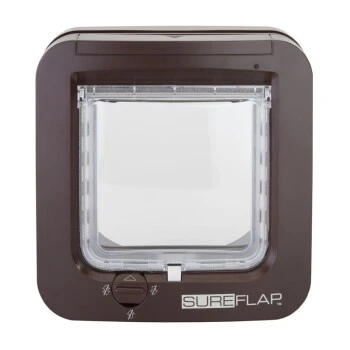SureFlap Mikrochipgesteuerte Katzenklappe Braun – Bild 5