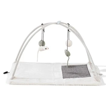 Trixie Kratzmatte Mit Spielzeugen Mobile Grau – Bild 5