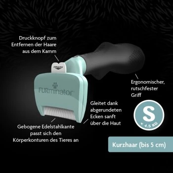 FURminator Katze S Kurzhaar – Bild 5