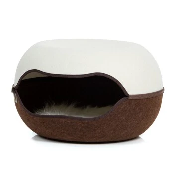 Canadian Cat Company Filz Katzennest 2.0 Weiß – Bild 6