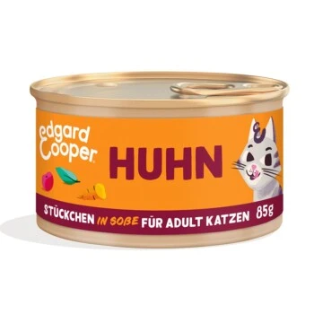 Edgard & Cooper Stückchen In Soße Adult 18x85g Huhn