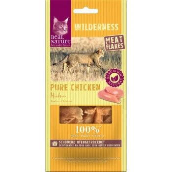 REAL NATURE WILDERNESS Meat Flakes 12x10g Pure Chicken Huhn