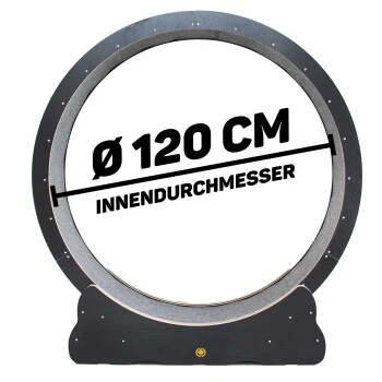 Canadian Cat Company Katzenlaufrad Aus Holz XL Schwarz – Bild 2