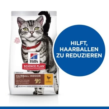 Hill's Science Plan Hairball Indoor Adult Mit Huhn 3 Kg – Bild 4