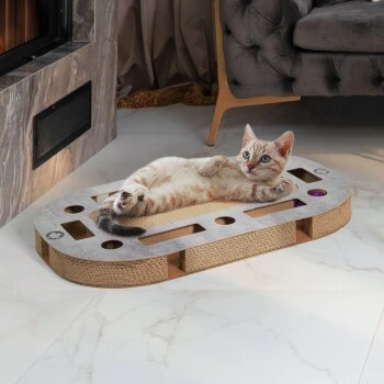 Canadian Cat Company Katzenspielplatz PlayPlate L Hellgrau – Bild 7
