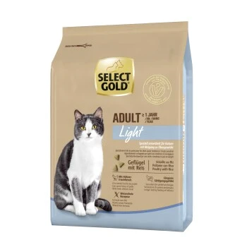 SELECT GOLD Light Adult GeflĂĽgel & Reis 2,5 Kg
