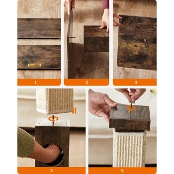 FEANDREA Katzenkratzbaum Kratzsäule 73cm – Bild 4