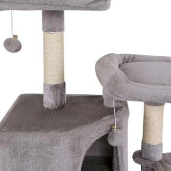 Lionto Kratzbaum, Höhe 145 Cm Hellgrau – Bild 6