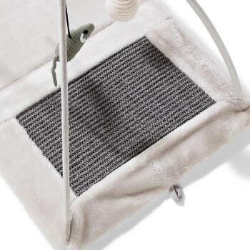 Trixie Kratzmatte Mit Spielzeugen Mobile Grau – Bild 4