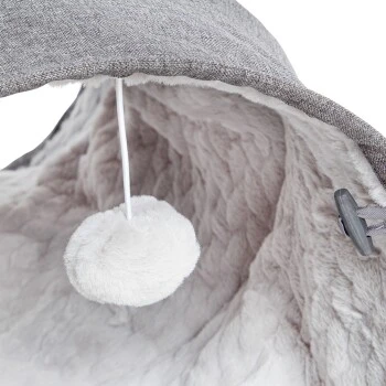 Canadian Cat Company Katzentunnel Mit Kuschelfell Grau – Bild 4