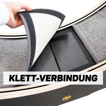 Canadian Cat Company Katzenlaufrad Aus Holz XL Schwarz – Bild 6