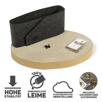 Canadian Cat Company Filzbett Owen Anthrazit – Bild 6