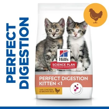 Hill's Science Plan Perfect Digestion Kitten Mit Huhn Und Reis 1,5 Kg – Bild 4