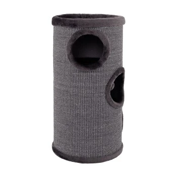 Lionto 70cm Kratztonne Mit Sisal Kratzturm Grau – Bild 5