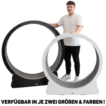 Canadian Cat Company Katzenlaufrad Aus Holz XL Schwarz – Bild 9