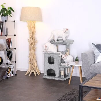 Lionto Kratzbaum, Höhe 80 Cm Dunkelgrau – Bild 2